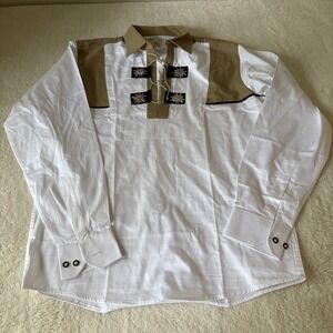 AlpsOak Trachten‎ Wear Shirt Bavarian Style Long Sleeve Oktoberfest Lederhosen